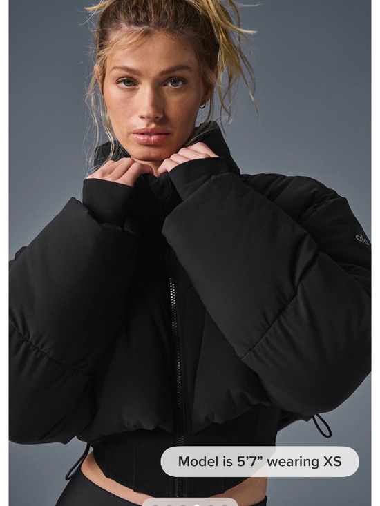 ALO Yoga Jackets & Blazers - Main Act Corset Puffer Black - Alo